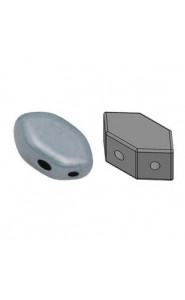 Les perles par Puca® Paros beads Opaque Blue Ceramic Look 03000/14464